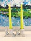 Pair of Napco Cherub Candlesticks