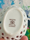 Delicate floral ring dish