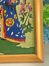 Large, Colorful Chinoiserie Needlepoint