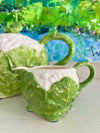 Three Piece Fitz & Floyd Cauliflower Tea Set