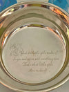 Engraved Porringer for Baby Girl