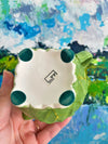 Three Piece Fitz & Floyd Cauliflower Tea Set