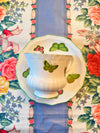 Crown Staffordshire Butterfly Teacups & Saucers (set of 4)