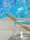 Vintage Glass Condiment Jar (4 pieces)