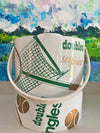 Vintage Tennis Ice Bucket