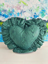 Heart Shaped Faux Bois Chintz Pillow