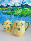 Bordallo Pinheiro Shamrock Mug & Sugar Set