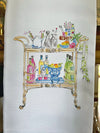 Garden Bar Cart Kitchen Towel