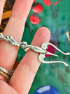 Relish Set with Sterling Silver Bow Fork