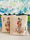 Beautiful Pair of Handstitched Needlepoint Pillows