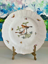 Herend Rothschild 11” Dinner Plate Birds