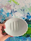 Lidded Porcelain Soap Dish