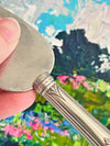 Sterling Silver Handle Cheese Knife