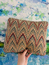 Bargello Needlepoint Pillow