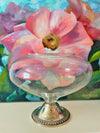 Rose Bowl with Sterling Silver Base