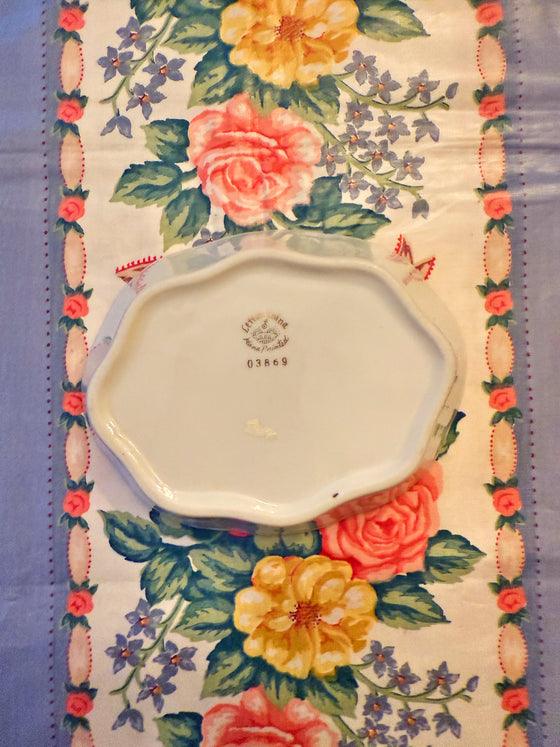 Small Lefton Christmas Dish