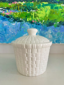  Lidded Ceramic Basket