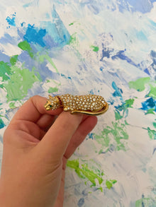  Bejeweled Cat Brooch