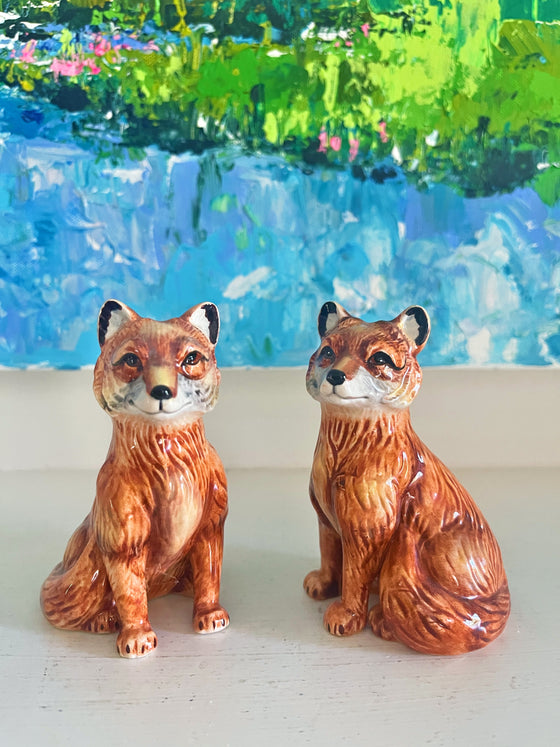 Vintage Fox S&P Pair