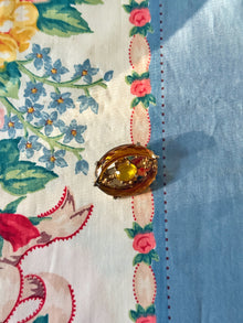  Floral Oval Brooch
