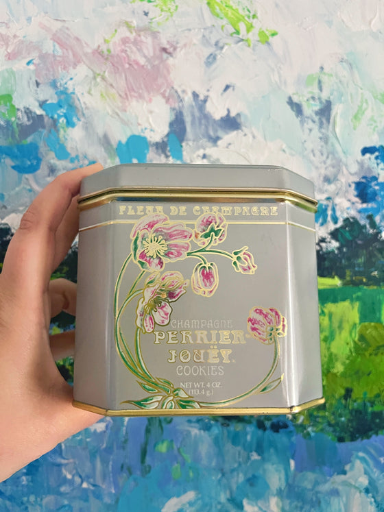 Perrier Jouet Cookie Tin