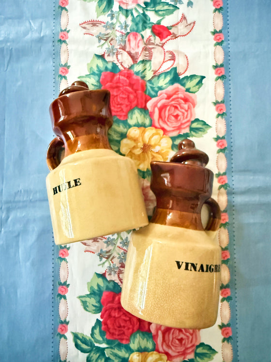 French Oil & Vinegar Cruets