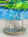 Vintage Glass Condiment Jar (4 pieces)