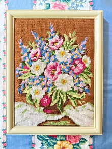  Stunning Framed Vintage Needlepoint