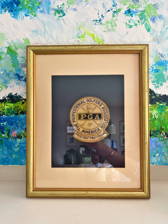 Framed PGA Head Professional Patch