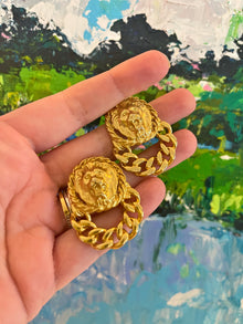  Lion Post Earrings