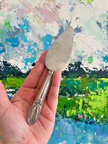  Sterling Silver Handle Cheese Knife