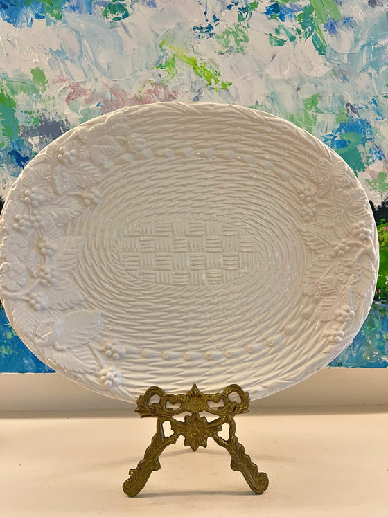 Haldon Group White Basket Platter