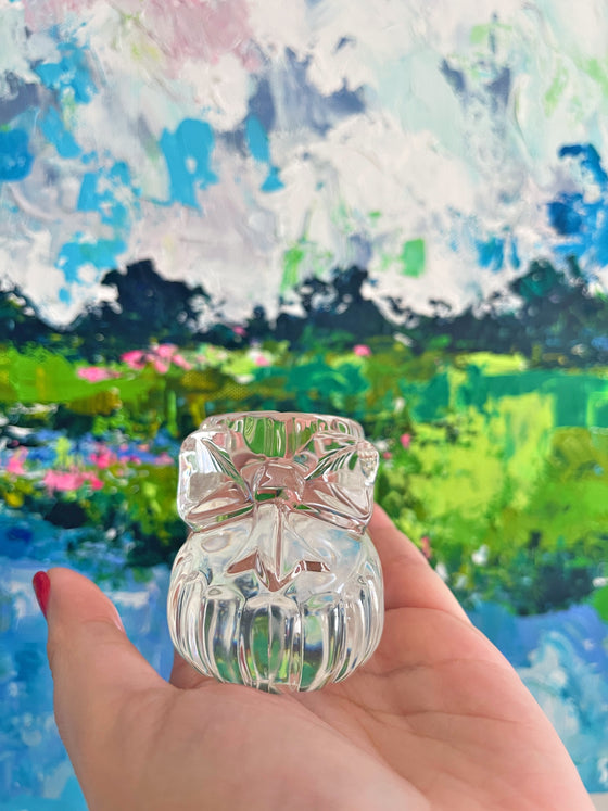 Crystal Baby Bootie Paper Weight