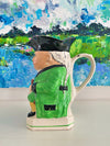 Large Green Toby Pitcher