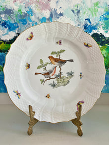  Herend Rothschild 11” Dinner Plate Birds