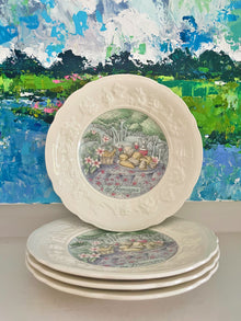  French Les Fromages Salad Plates (4)