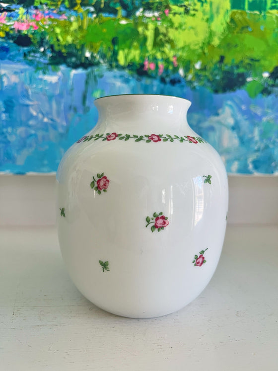 German Floral Bud Vase
